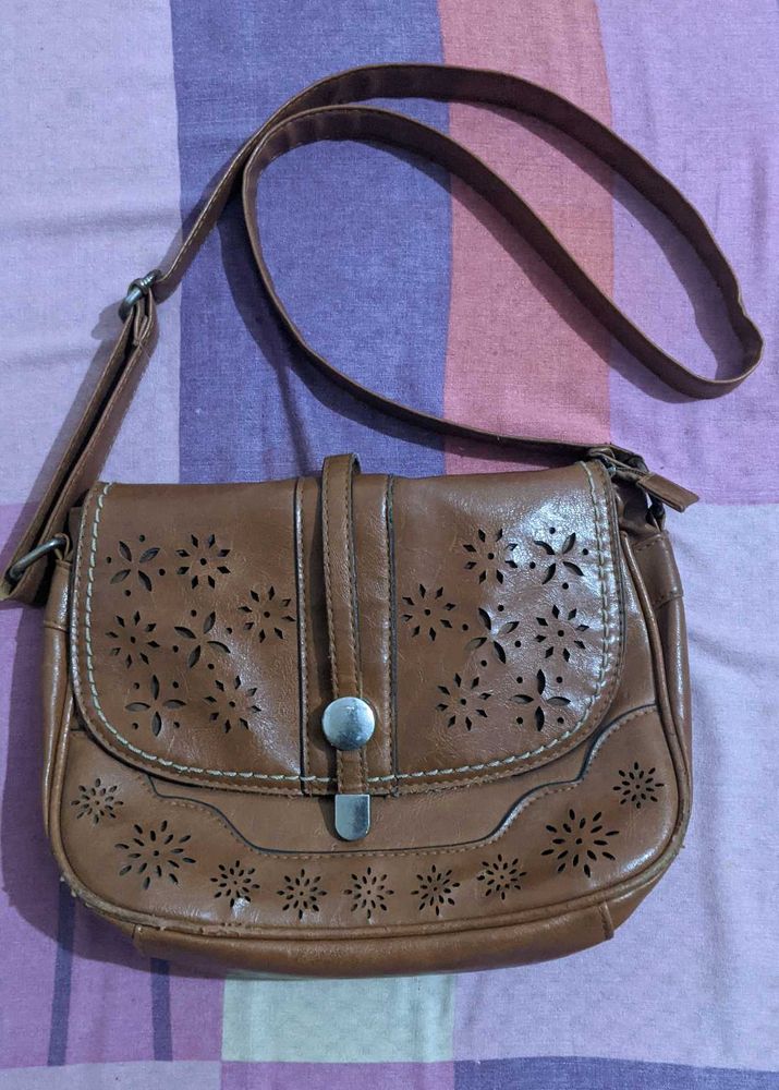 Brown Sling Bag