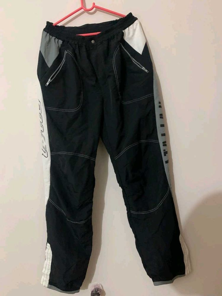 imported Black &amp; White Track Pants high quality