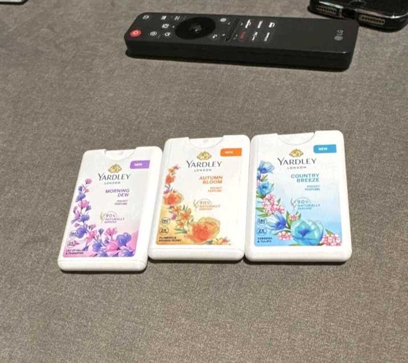 Yardley London Compact Perfume Pack of 3