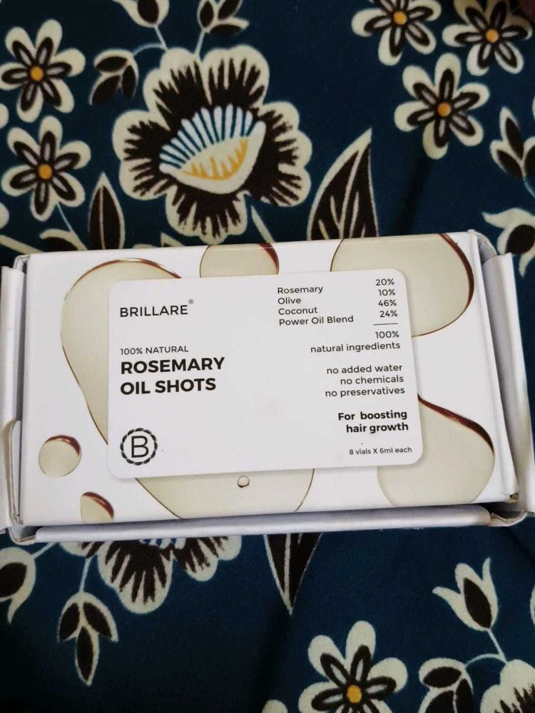 Brillare Rosemary Oil Shots for Hair Growth