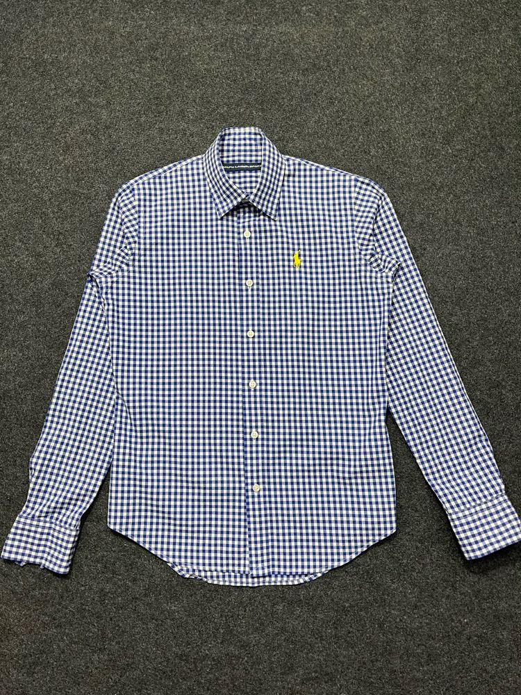 women’s Blue Gingham Shirt