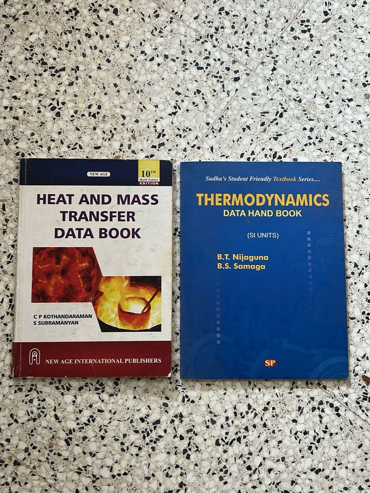 Heat &amp; Mass Transfer and Thermodynamics Books