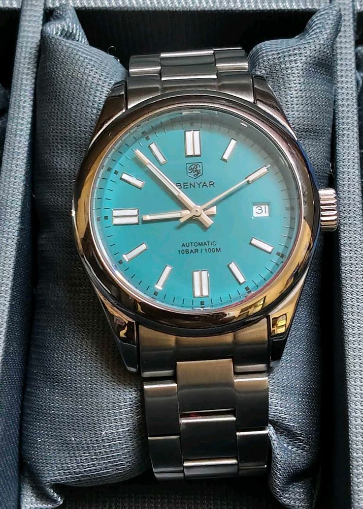 BENYAR  BY-5185 Tiffany Blue Automatic Watch