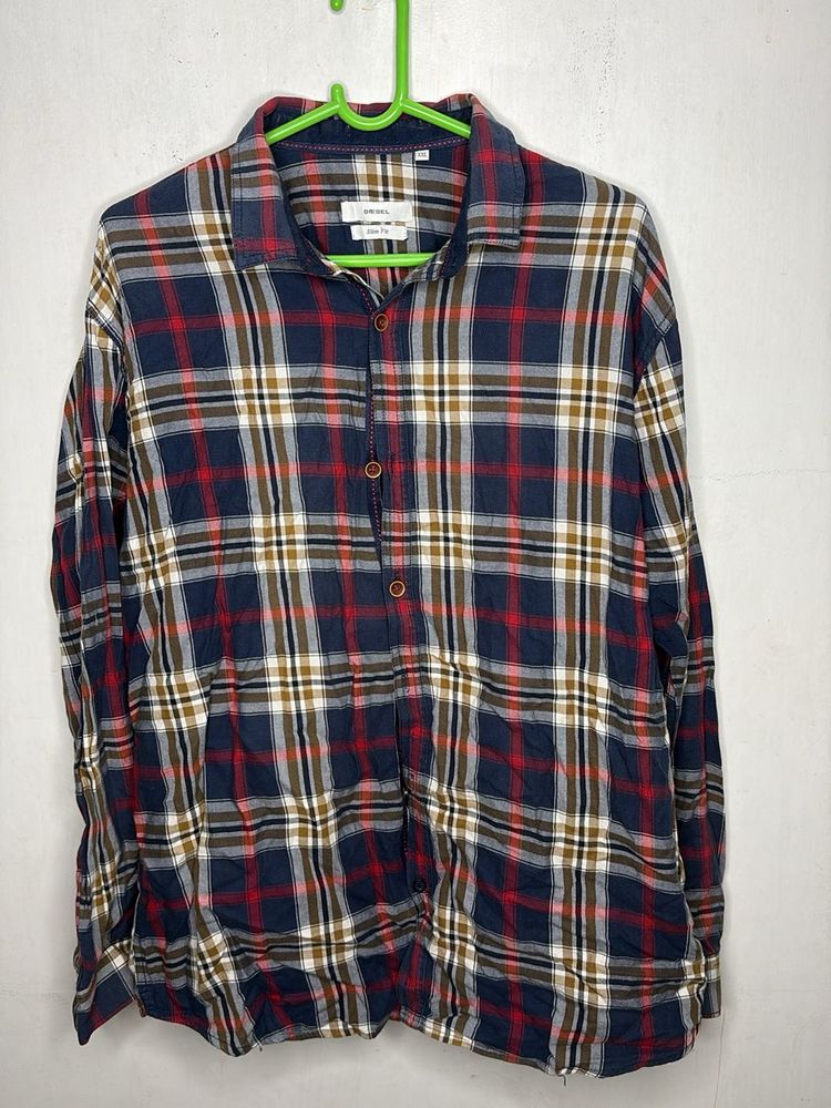 Men's Plaid Long Sleeve Shirt