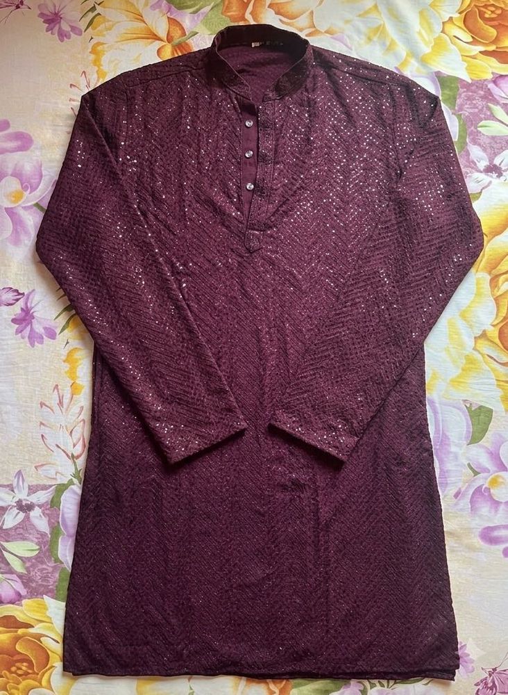 Men's Sequined Kurta