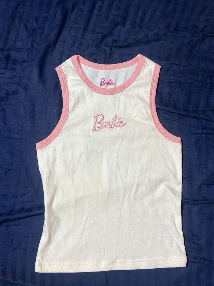 Barbie White Tank Top