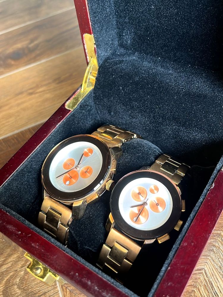 His &amp; Hers Rose Gold Watches