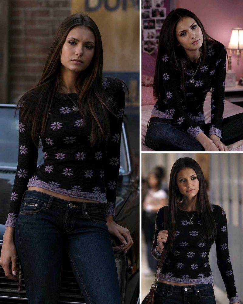 y2k elena gilbert Long Sleeve Top