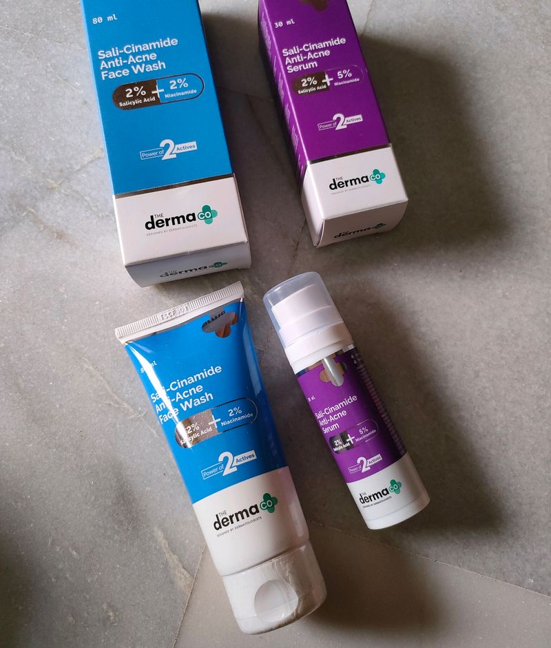 Salicylic Acid+Niacinamide Facewash&amp;Serum
