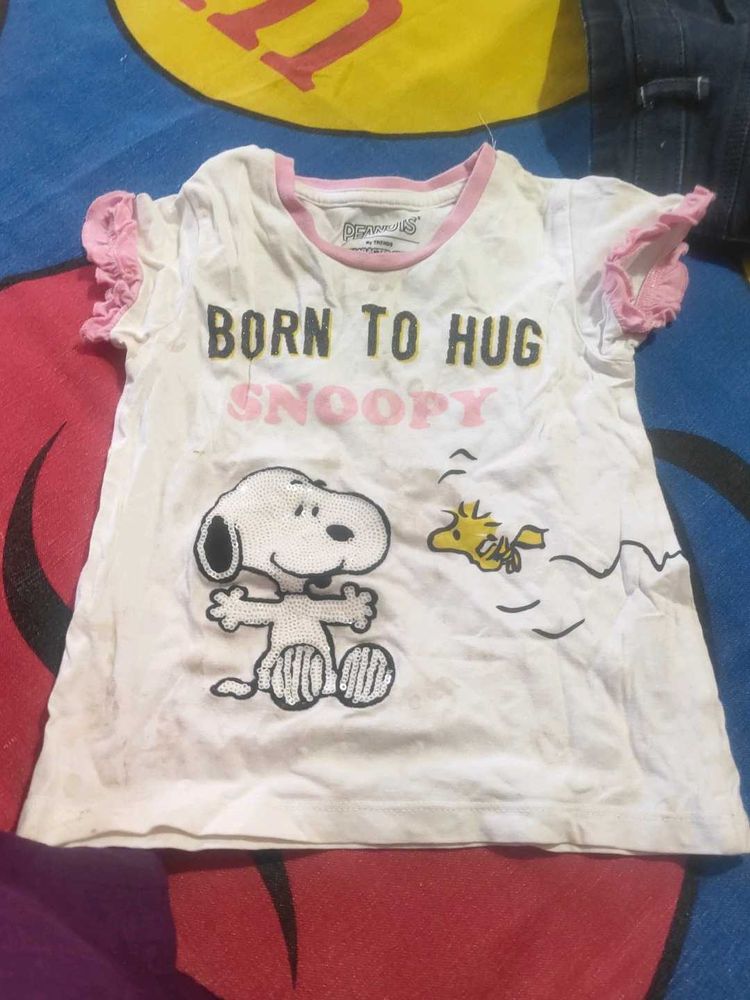 Snoopy "Born to Hug" T-Shirt