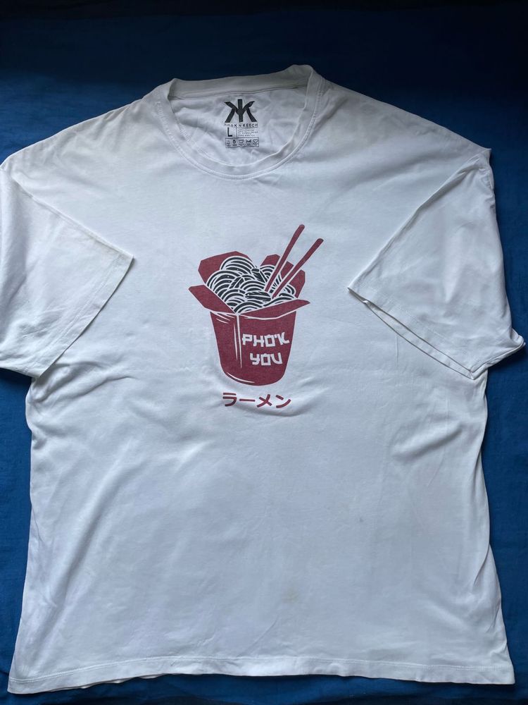 White Ramen Graphic T-Shirt