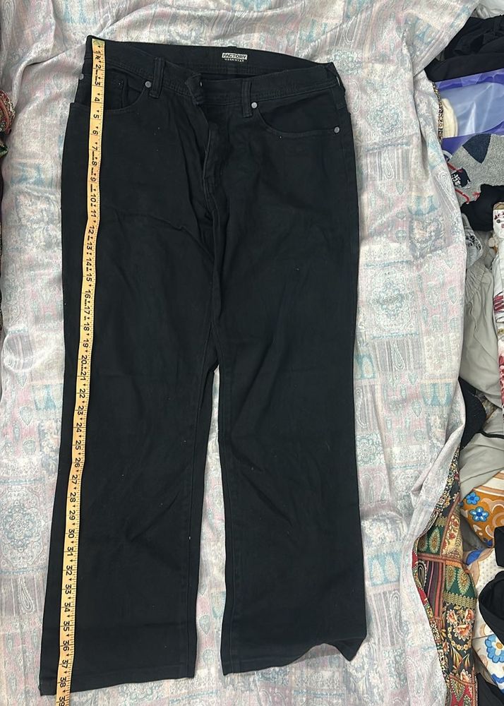 Classic Black Denim Jeans