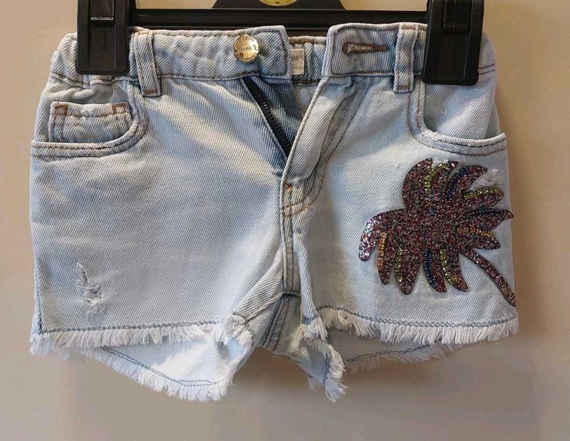 Kids 6-8 years Zara Denim Party Shorts