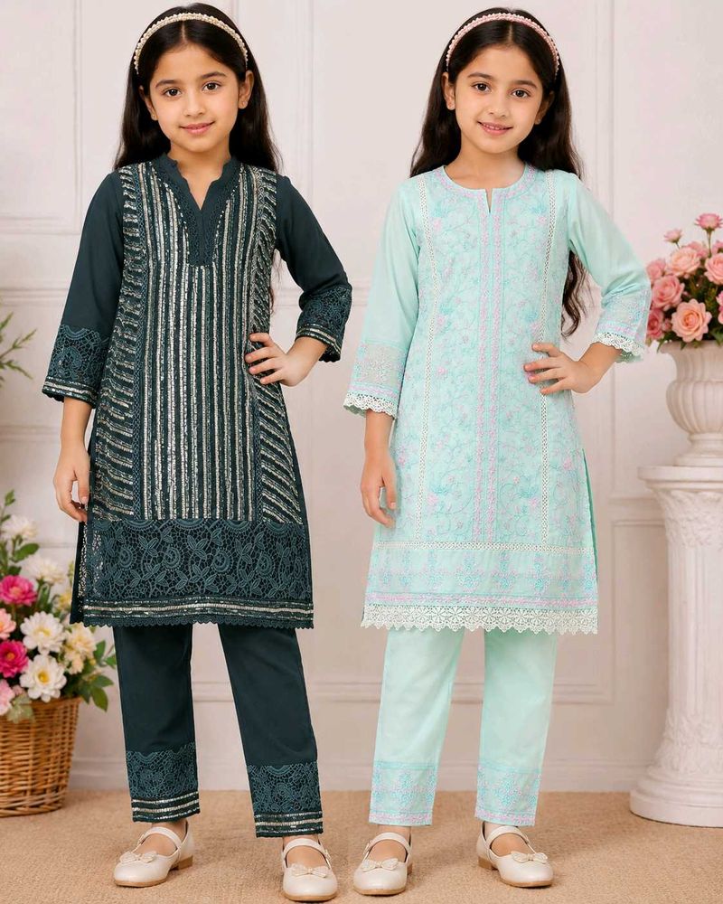 Girls Pakistani Outfit combo 2