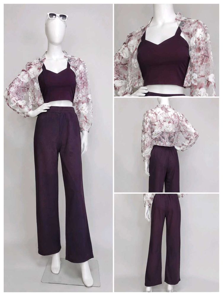 💜 3-Piece Co-ord Set