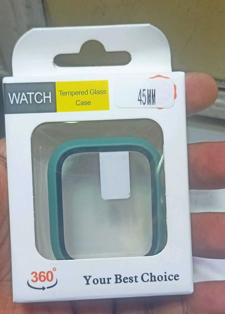Temper Glass Case Of Apple Smartwatch