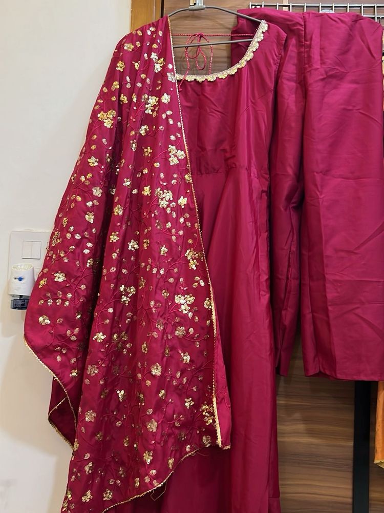 Beautiful Pink Kurta Set with Dupatta