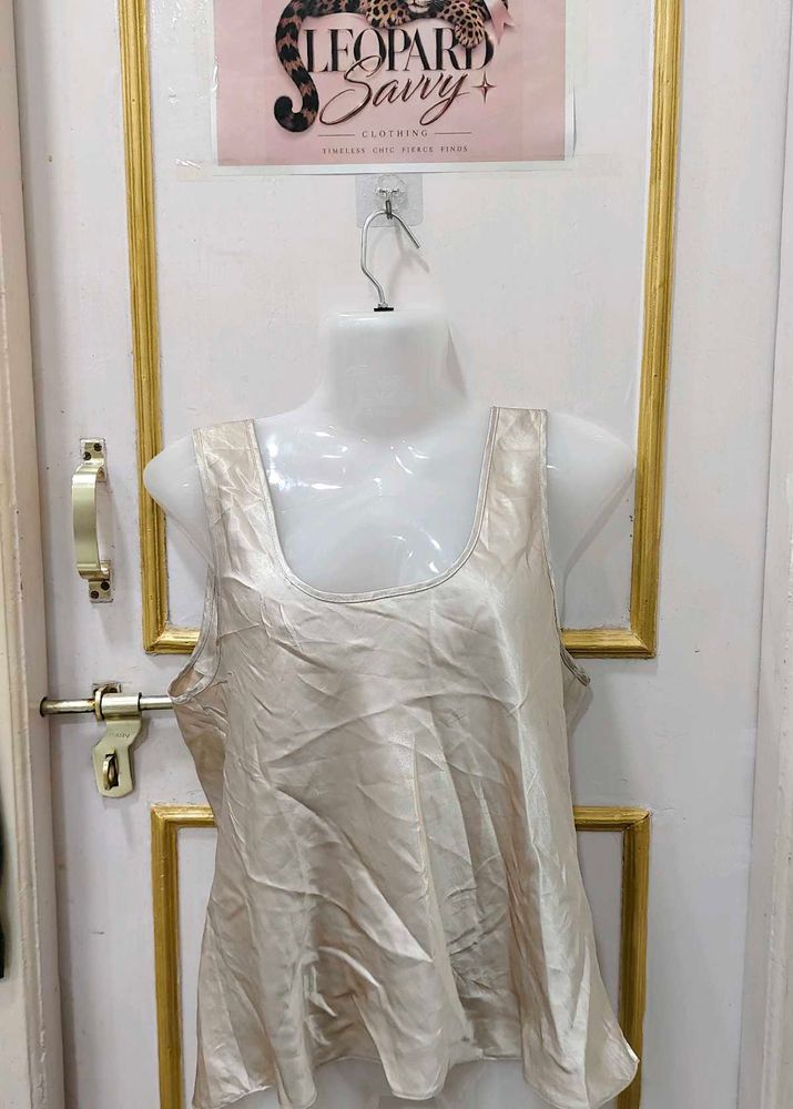 Satin Tank Top