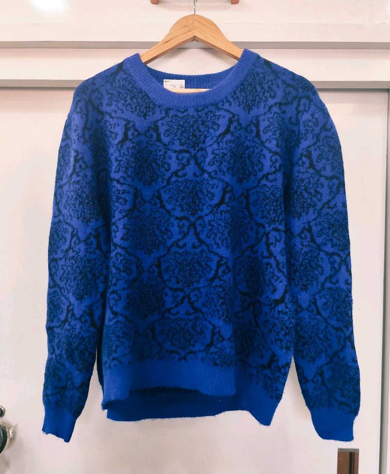 Women's Vintage Blue Pullover