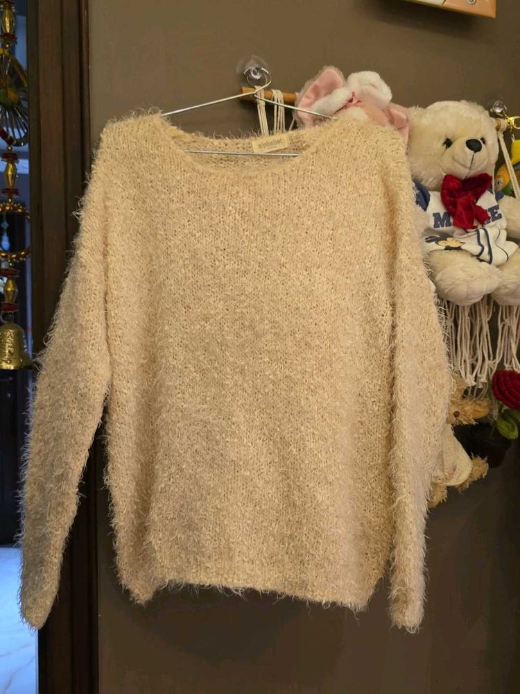 Cozy Fuzzy Knit Sweater