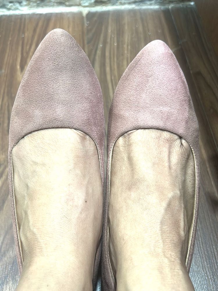 Chic pointed toe Block heels