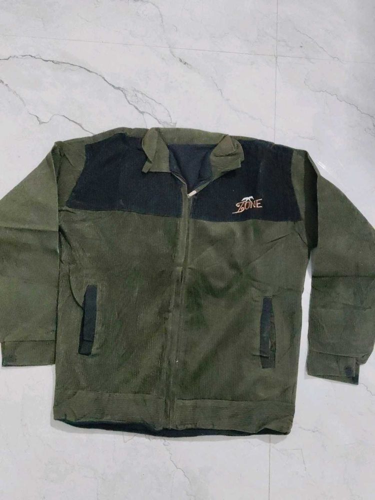 Men's Green Corduroy Jacket