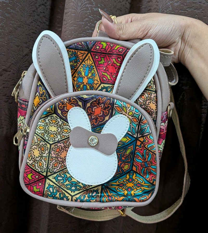 Boho Patchwork Mini Backpack