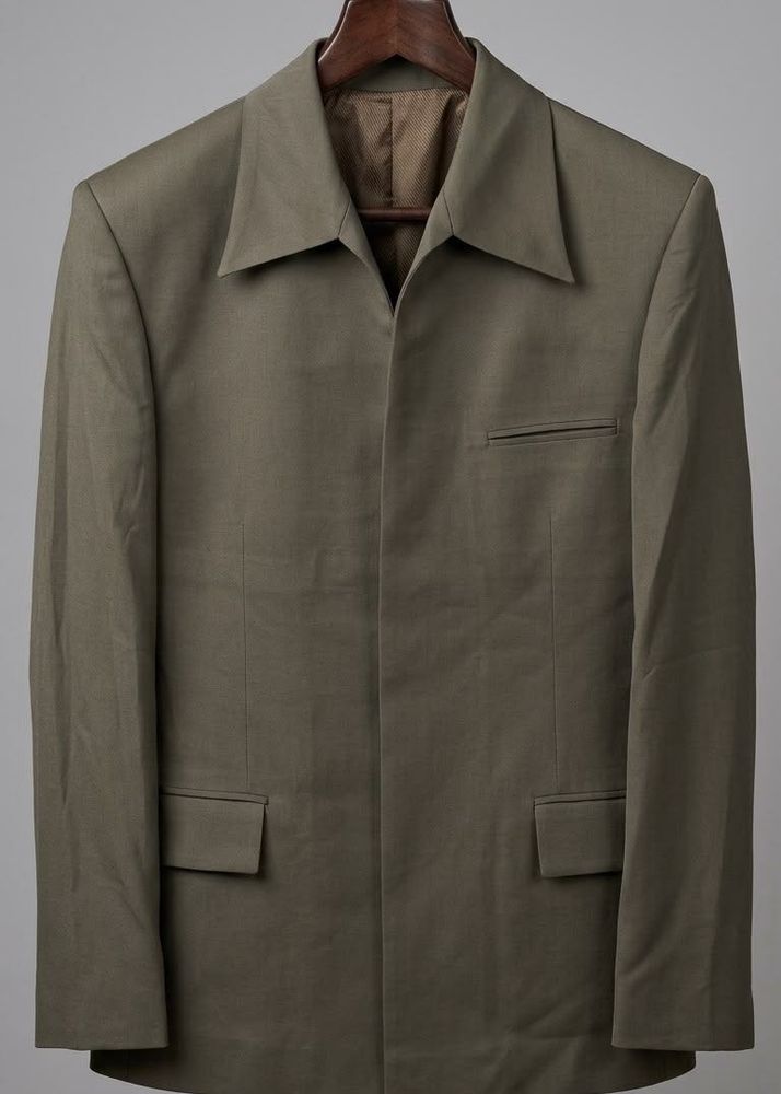 Classic Olive Green Blazer and Pants