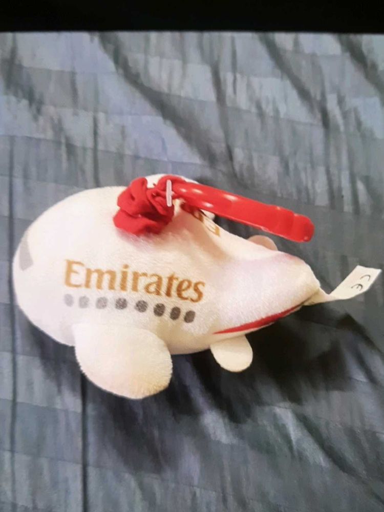 Emirates Vibrating Aeroplane Plush Toy