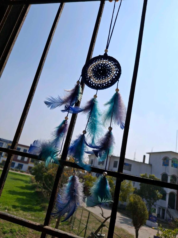 Handmade Dream Catcher with Feathers