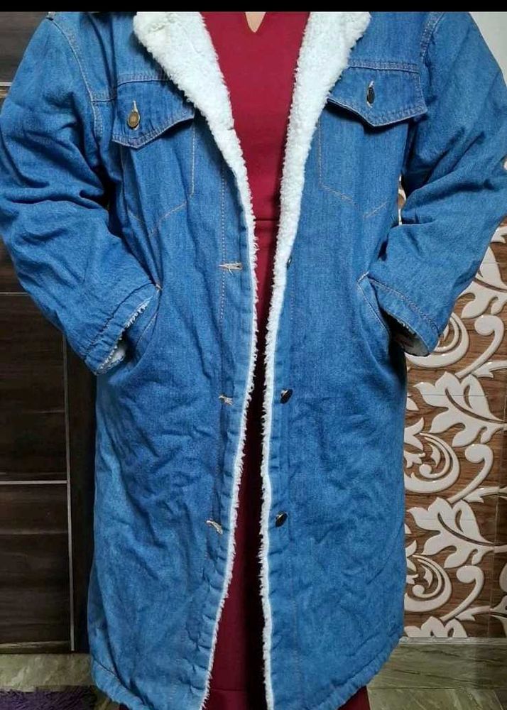 Cozy Sherpa Lined Denim Jacket