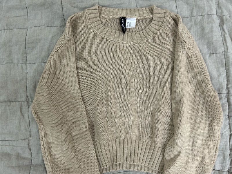 Beige Knit Sweater