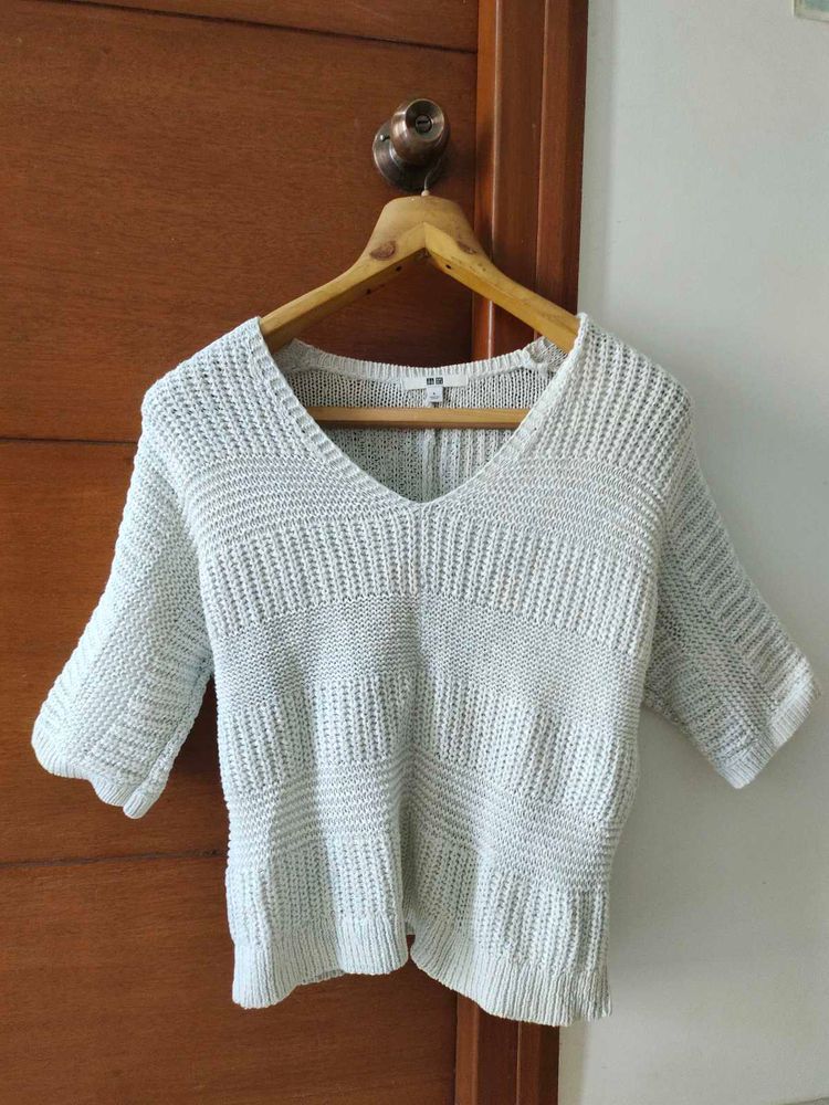 UNIQLO Women's Knit V-Neck Sweater
