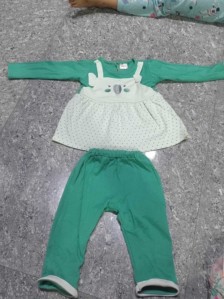 Adorable Koala Print Baby Outfit