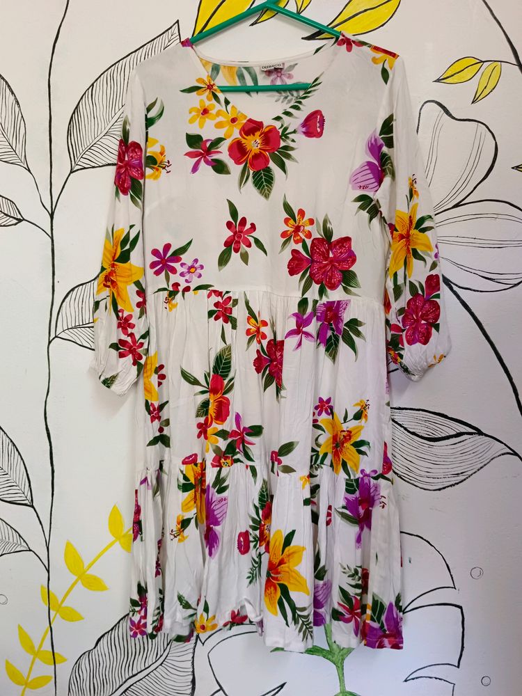 Floral Dress New Without Tag
