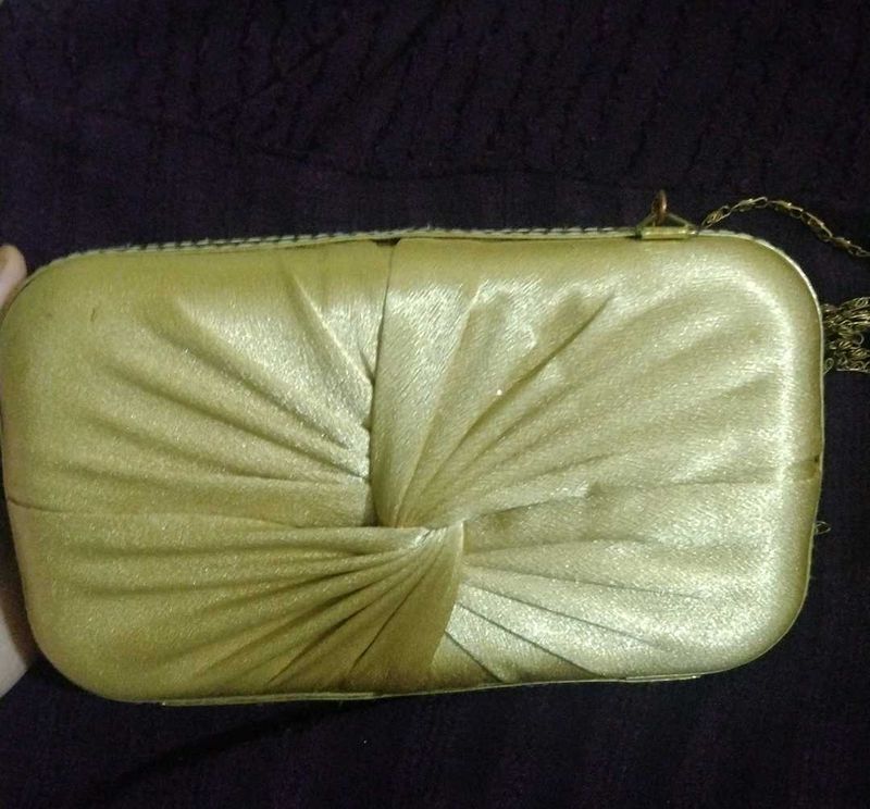 Elegant Golden Clutch
