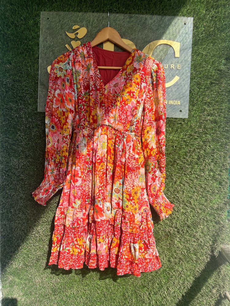 Visicose Lining Modal Midi Dress