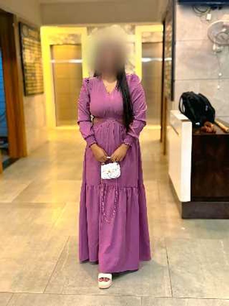 Chic Purple Maxi Dress