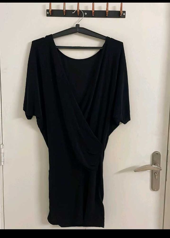 Black Wrap Top