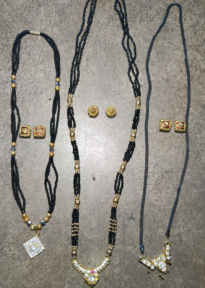 mangalsutra &amp; Earring Sets