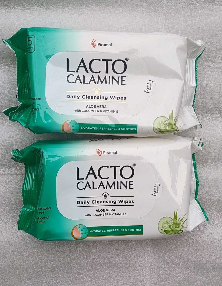 2 Lacto Calamine Wipes