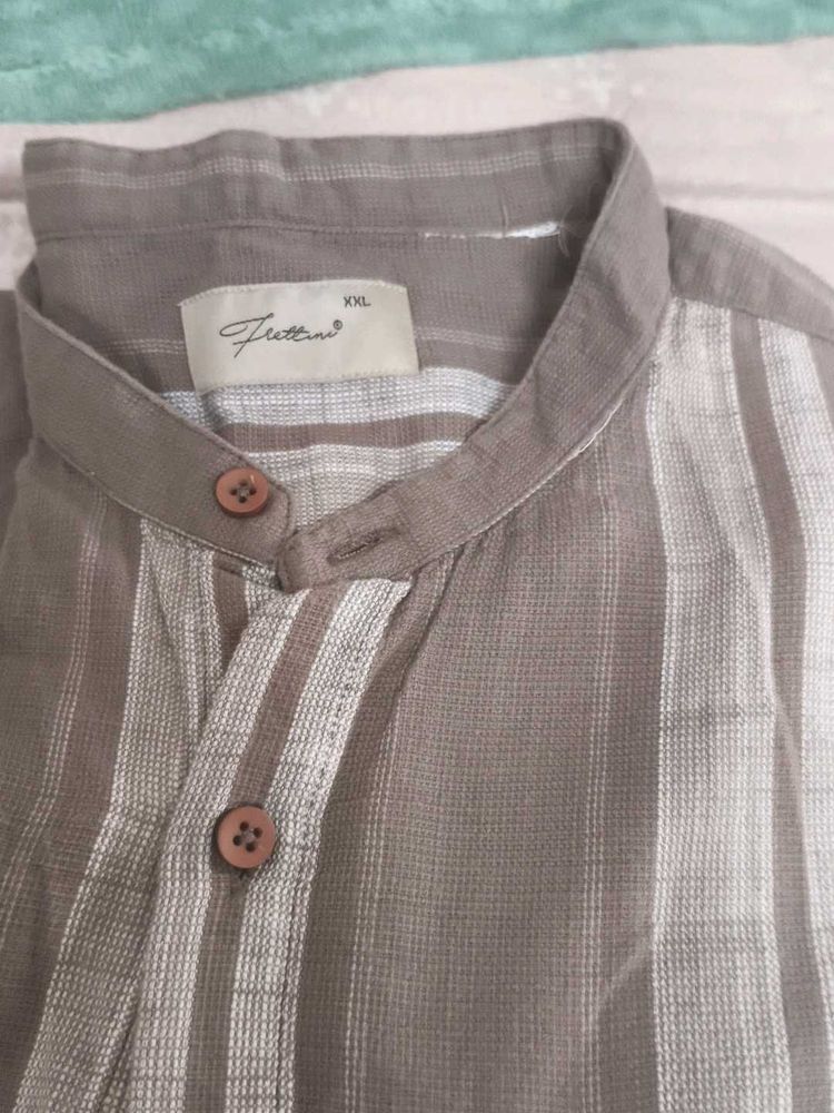 Men's Striped Casual Shirt