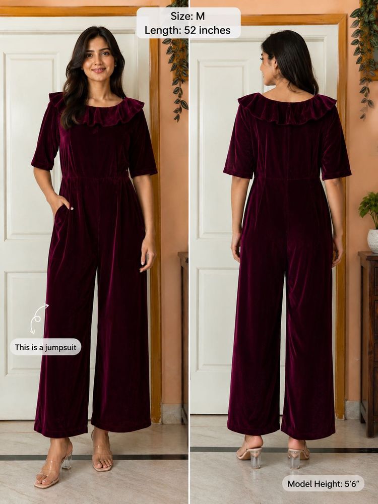 Velvet jumpsuit
