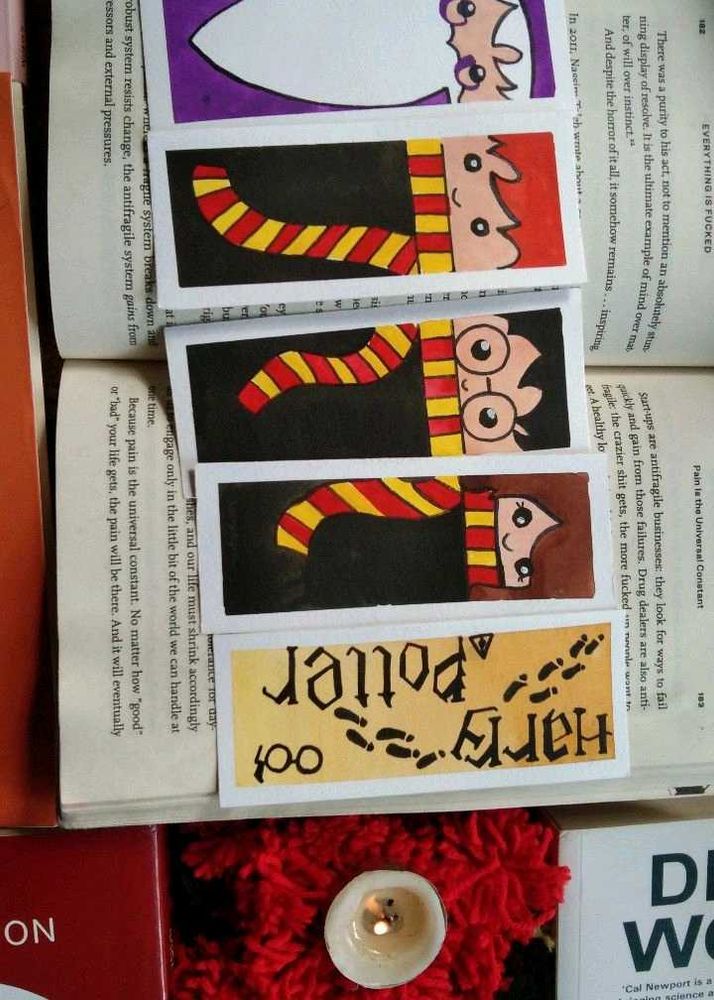 Harry Potter Bookmarks - Handmade