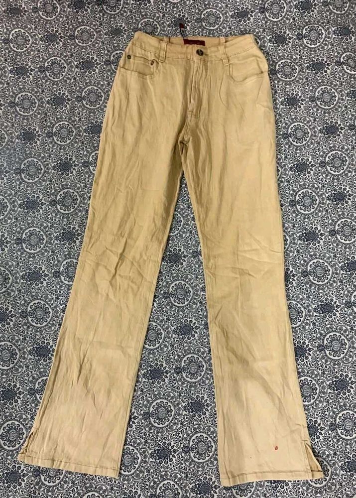 Classic Tan Bell Bottom Pants