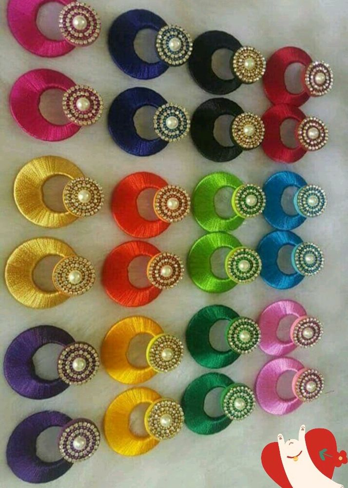 Handmade chandbali earrings