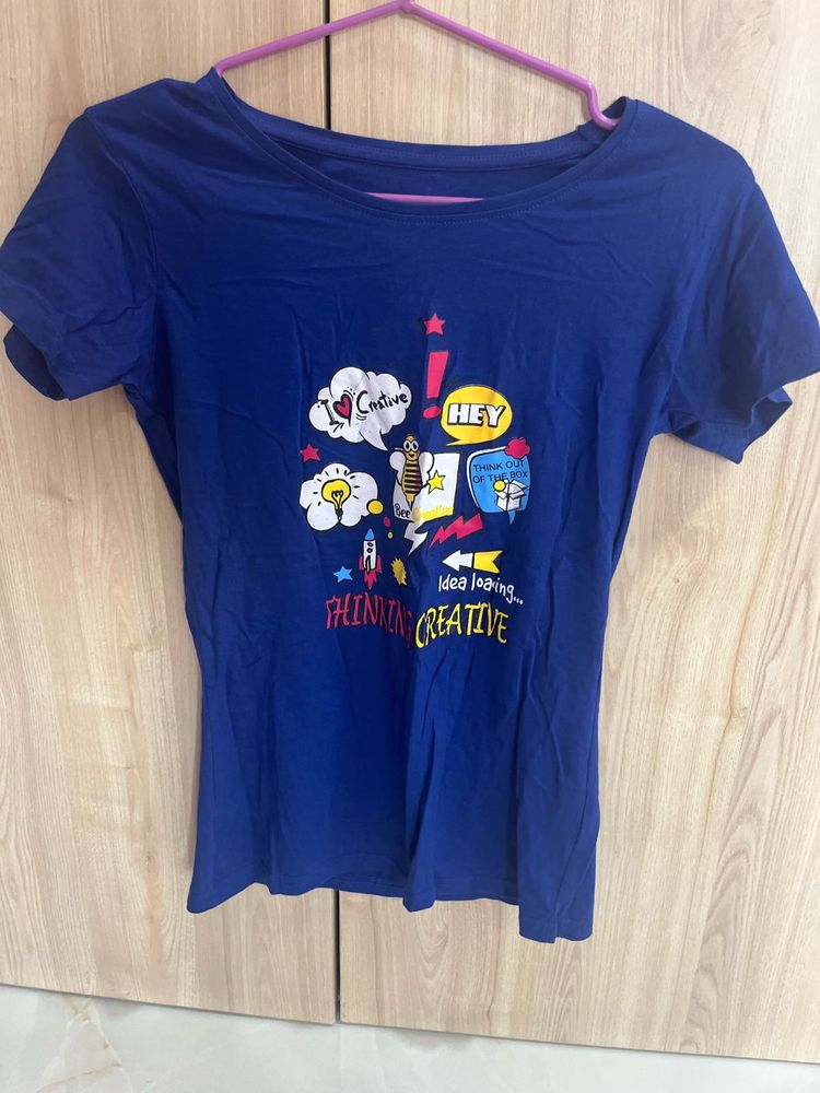 Creative Graphic Print T-Shirt