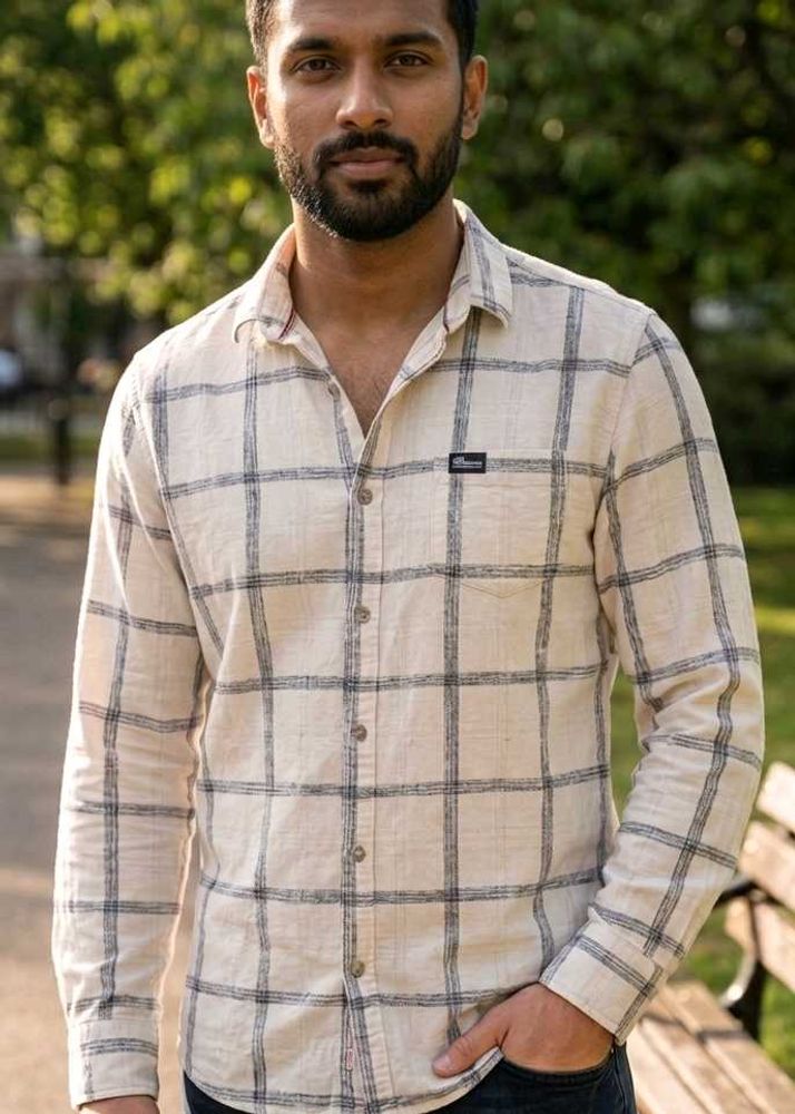Men's Checked Long Sleeve Shirt