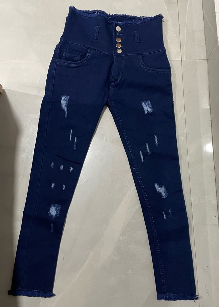 Ripped Blue Jeans