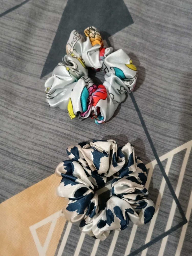Satin Scrunchie Set of 2